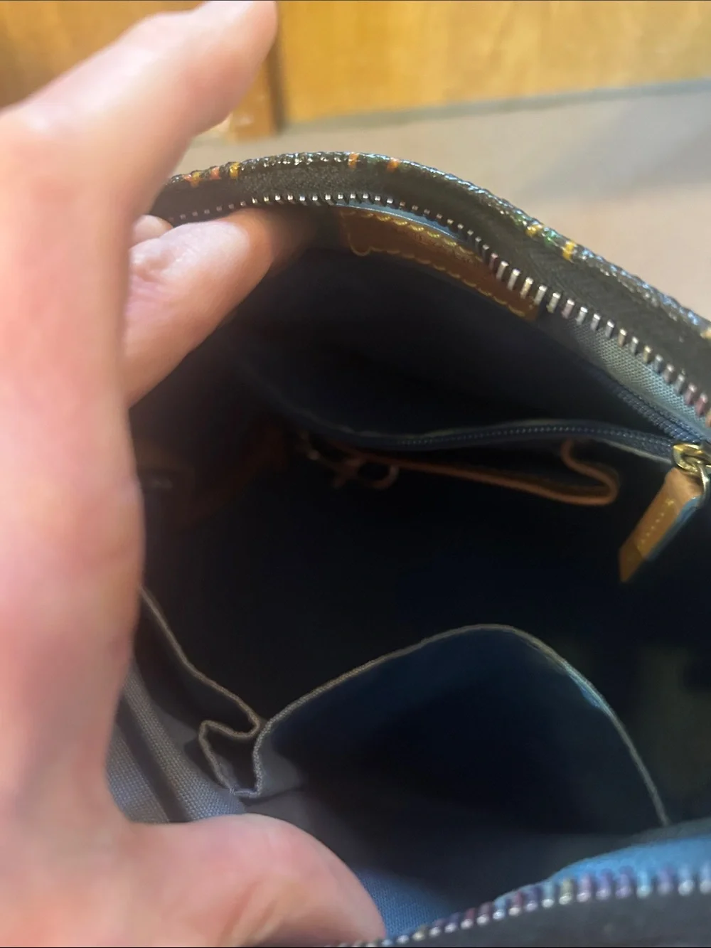 Dooney & Bourke Signature Hobo Bag and Wallet